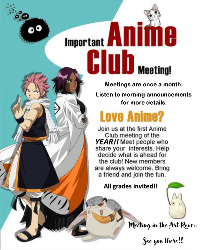 Anime Club – West Hall Middle School